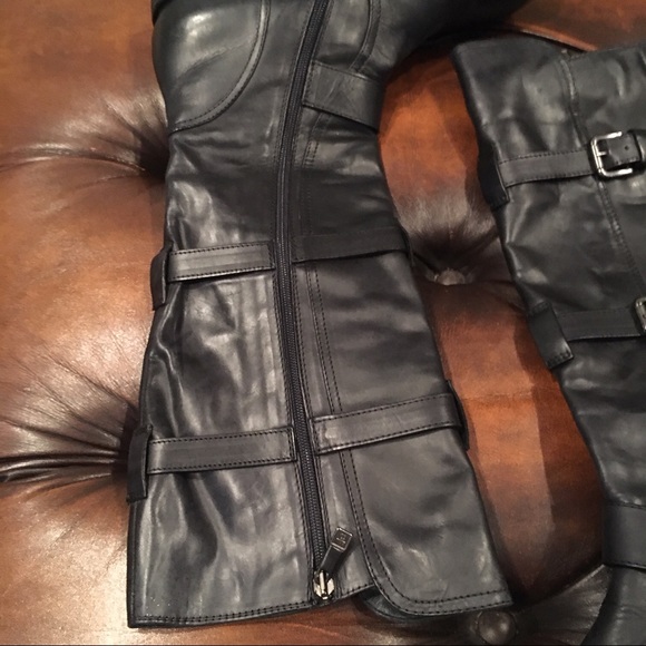 Alberto Fermani Biker Style Boots 8.5 - Picture 3 of 8